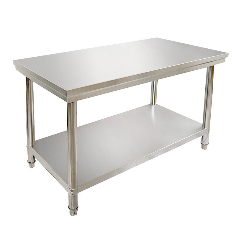 factory China supplier 3 layers kitchen working table stainless steel work table work bench