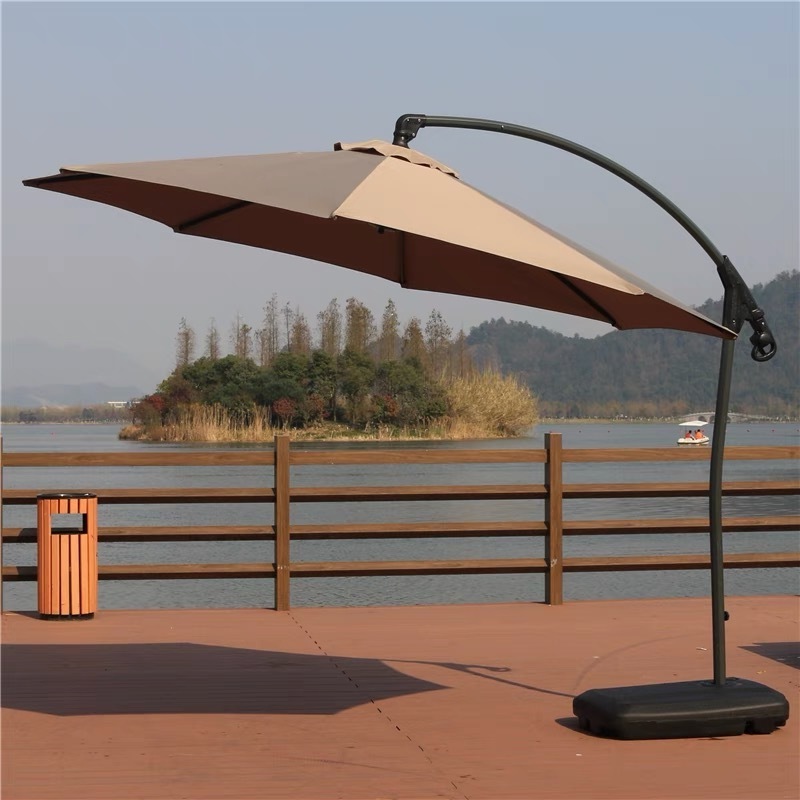 Hot Sell Outdoor Restaurant Coffee Shop Furniture Folding Garden Patio Beach Umbrella