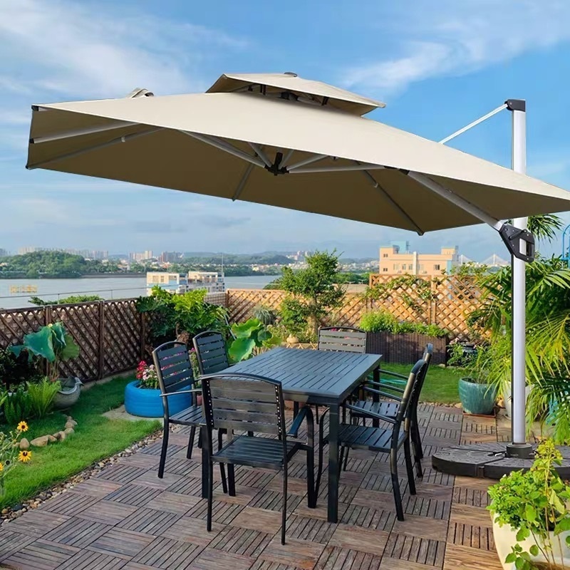 Hot Sell Outdoor Restaurant Coffee Shop Furniture Folding Garden Patio Beach Umbrella