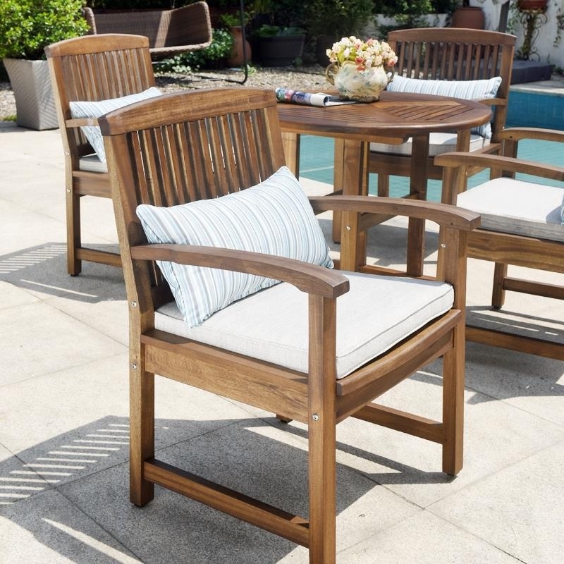 Wholesale Price Cheap Teak Wood Patio Resort Garden Chair Table Pool Outdoor Furniture