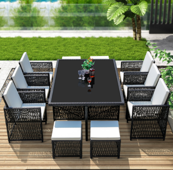 High Quality Waterproof Restaurant Patio Leisure Furniture Garden Outdoor Rattan Sets