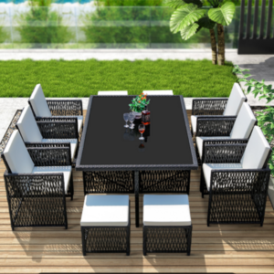 High Quality Waterproof Restaurant Patio Leisure Furniture Garden Outdoor Rattan Sets