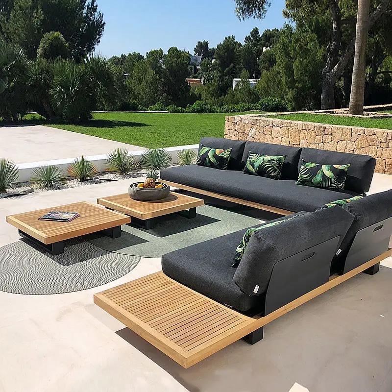 Waterproof Cover with Cushions Sofa Set Living Room Garden Patio Hotel Sectional Outdoor Sofa