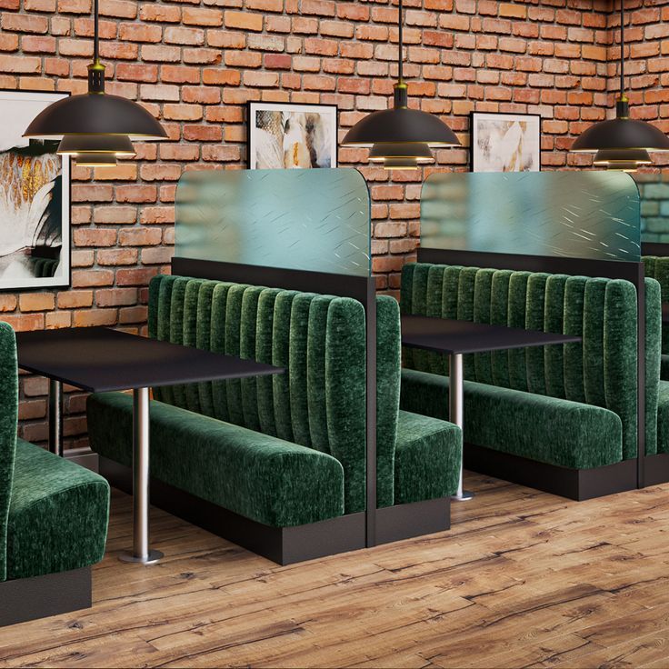 Creative Restaurant Project Furniture Cafe Bar Hamburger Shop KTV Club Velvet Restaurant Sectional Sofa Booth Seating