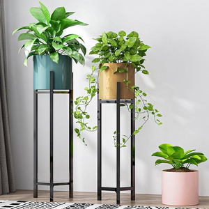 Large Metal Floor Vertical Display Stand for Indoor Shelf In Bulk Flower Pots for Planters Garden Succulent Plant Pot