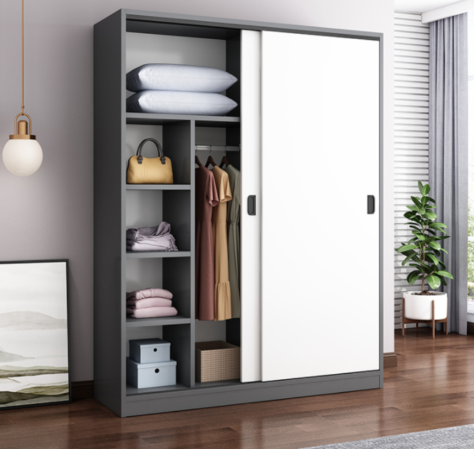 Top Selling Sliding Door Wardrobe Panel Wardrobe Wood Modern Living Room Storage Cabinet