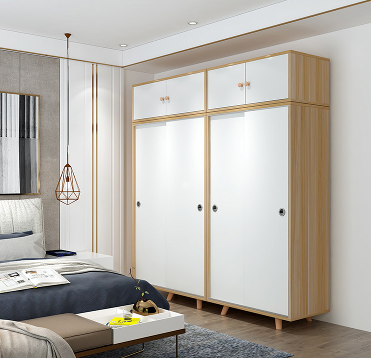 Top Selling Sliding Door Wardrobe Panel Wardrobe Wood Living Room Storage Modern Cabinet