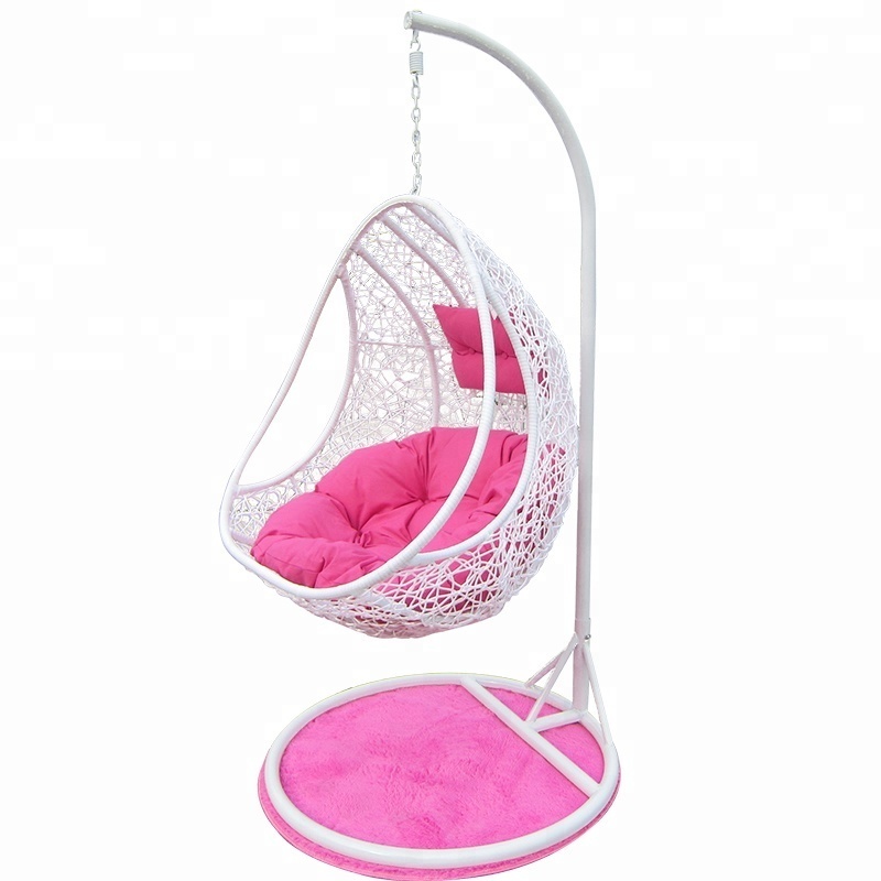 Jhula Wicker Egg Shape Chair Indoor Patio Swing With Good Price