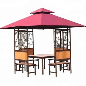 Outdoor Wood Gazebo Garden Pavilion Tent