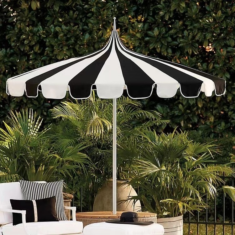 Folding Hotel Furniture Parasol Swimming Pool Outdoor Patio Garden Beach Umbrella