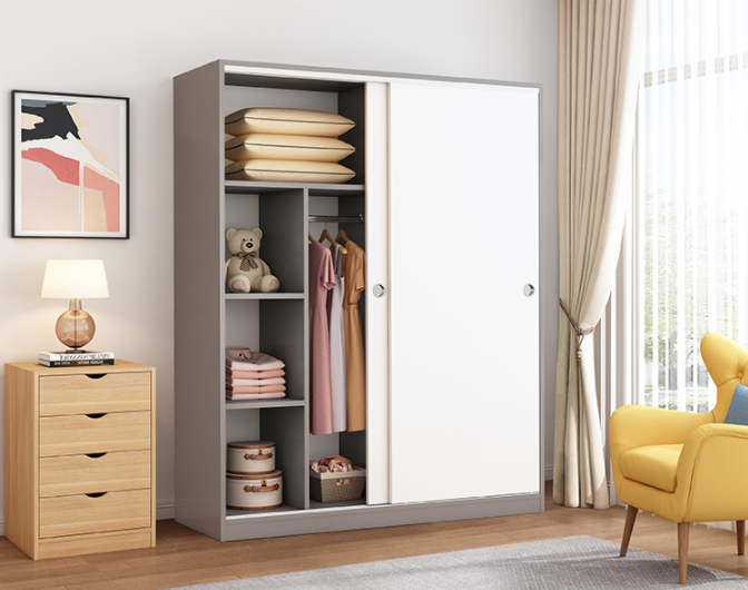 Top Selling Sliding Door Wardrobe Panel Wardrobe Wood Living Room Storage Modern Cabinet