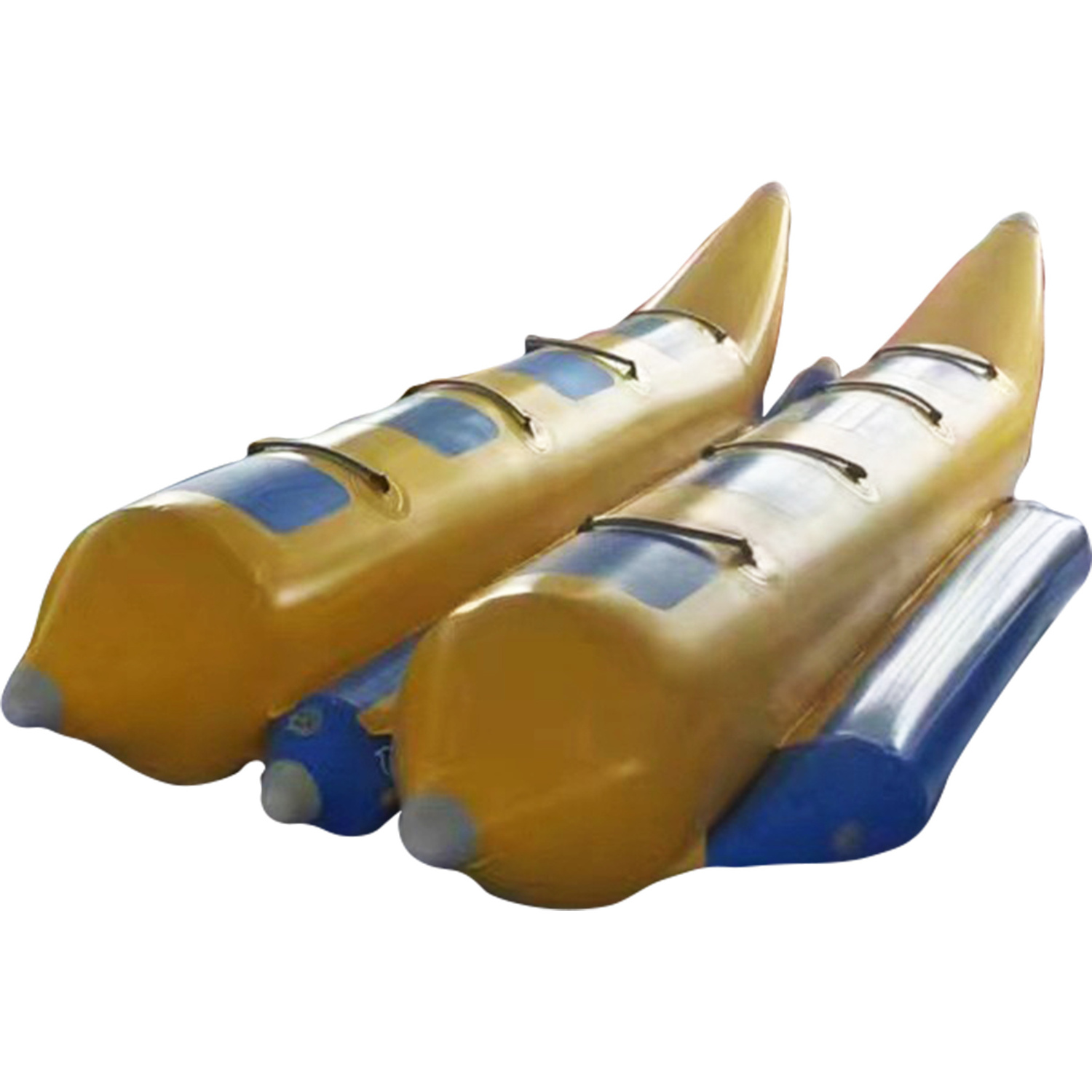 Double Row Floating Water Bike Pedal Boat 8 Person Inflatable Banana Boat