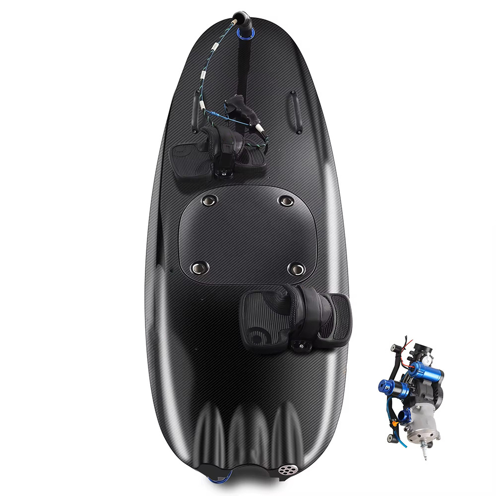 Customized Water Sports 110cc Gas Full Carbon Jet Board Hydrofoil Gasoline Motorized Surfboard