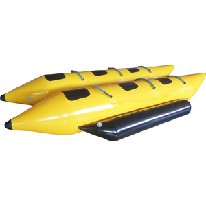 2 Tubes 6 Riders Towable Banana Boat for Water Sports