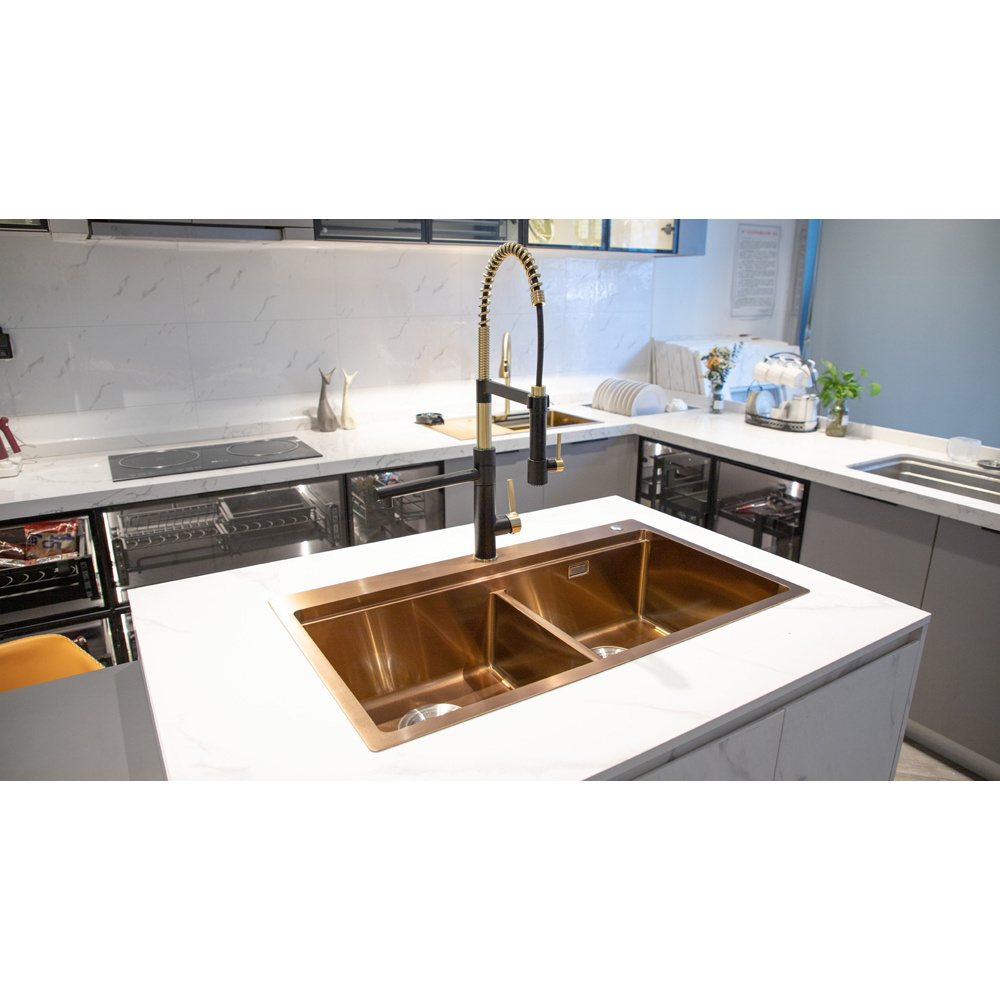 Workstation Sink Double Bowl Stainless Steel Kitchen Sink