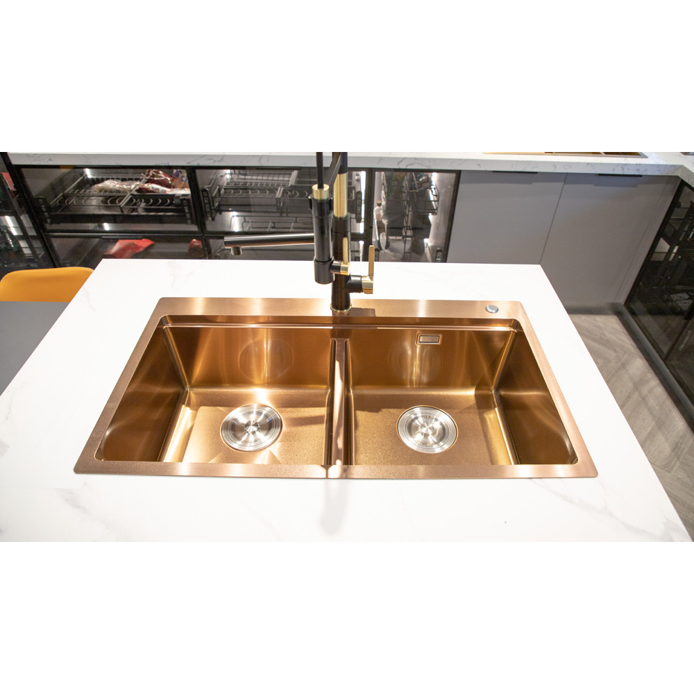 Workstation Sink Double Bowl Stainless Steel Kitchen Sink