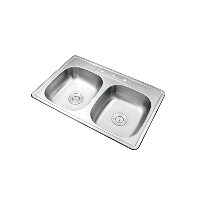 new modern commercial double bowl 304 stainless steel new coming kitchen sinks