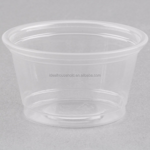 Party 0.75 OZ 25ML Clear Plastic Tasting Cup Souffle Cup /Portion Cup Disposable Plastic  DELI CONTAINER FOR FOOD