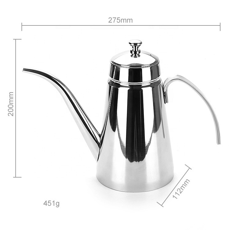 Vinegar Sprayer Dispensing Cruets Oil Pot Stainless Steel Kitchen Utensil 500ml Olive Oil Bottle