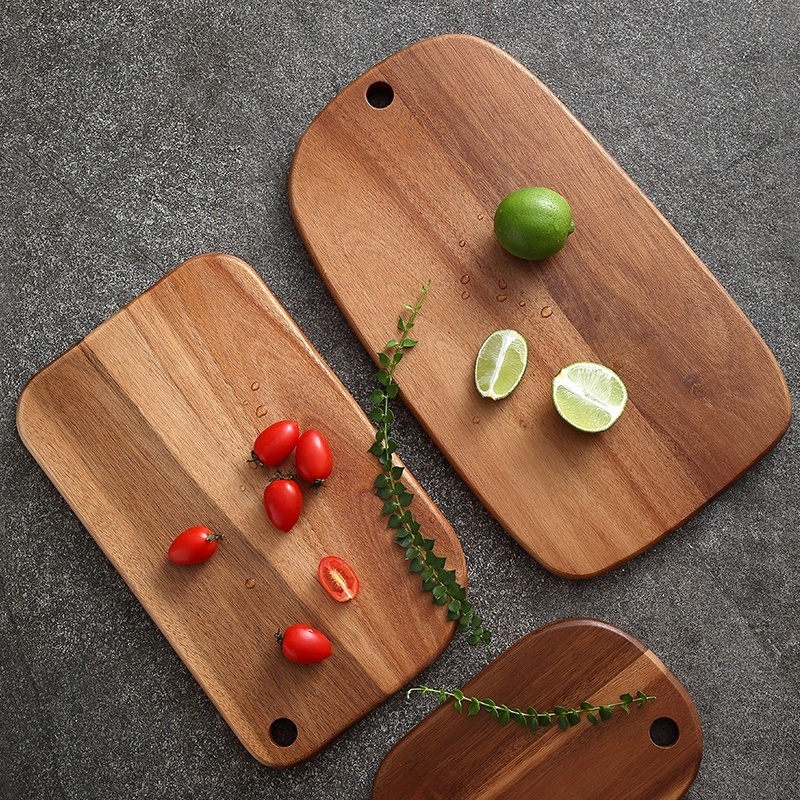 Wholesale multi-function heat resistant meat fruit sushi olive wood cutting board