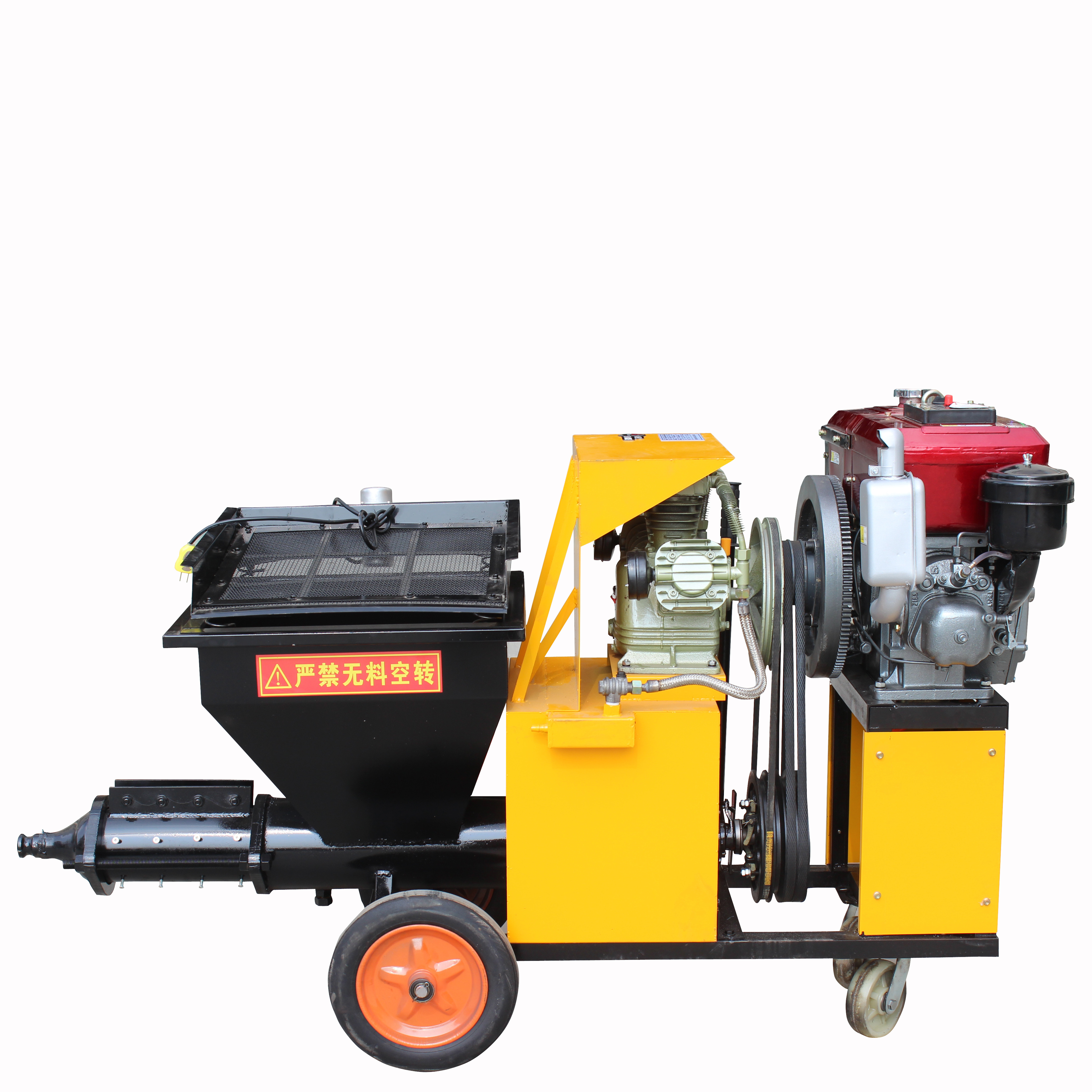 Diesel Engine Spraying Plaster Cement Plastering Spray Factory Direct Dry Mortar Machines Concrete Sprayer Cement Provided IDEAL