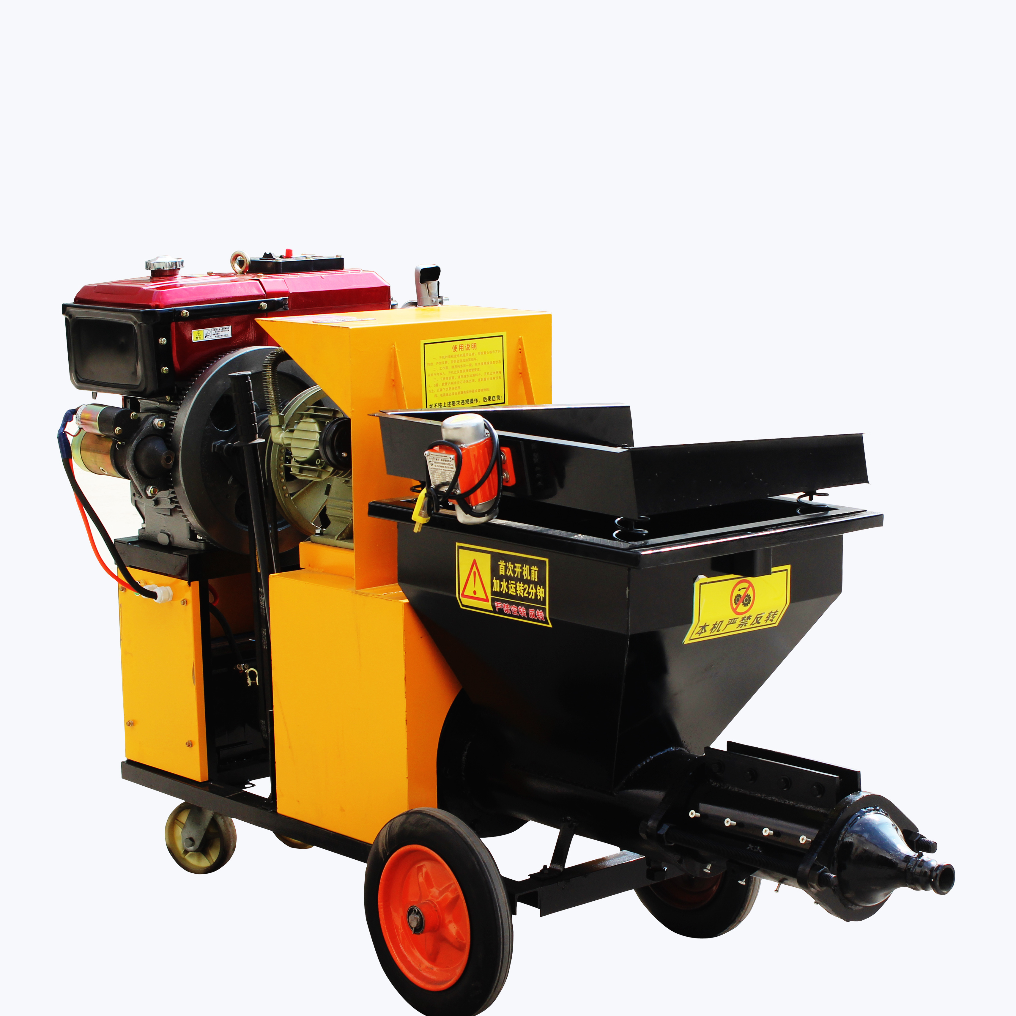 Diesel Engine Spraying Plaster Cement Plastering Spray Factory Direct Dry Mortar Machines Concrete Sprayer Cement Provided IDEAL