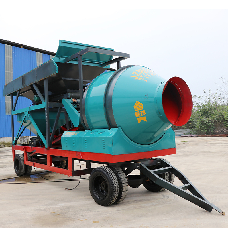 Mobile Concrete Batching Plant with Automatic Controller productivity 25m3/h installation fast