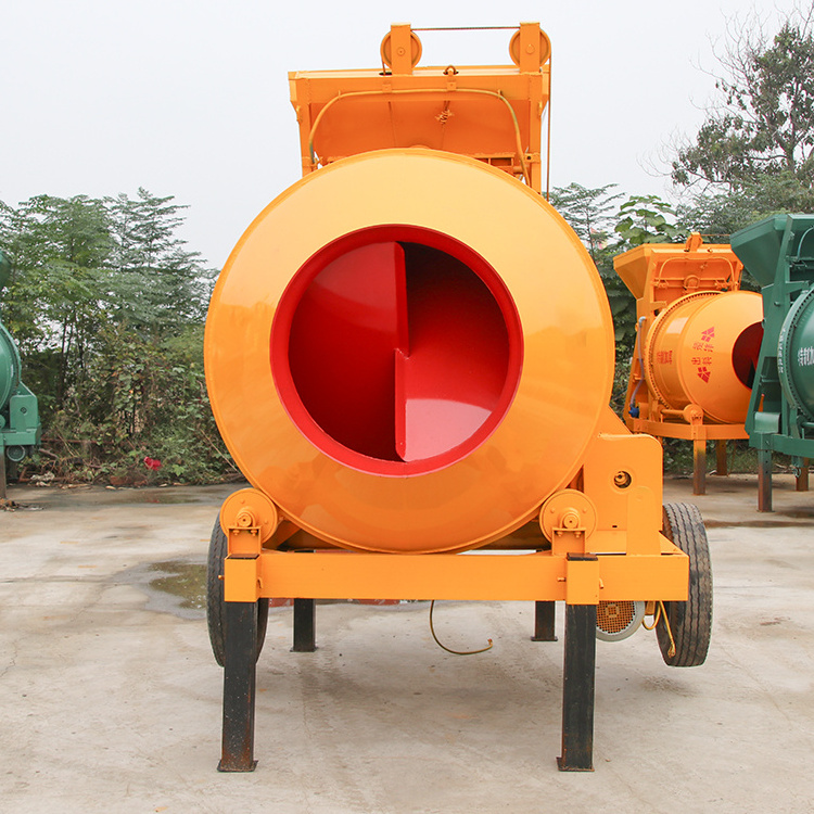 JZC500 Hot Sale Electrical Concrete Mixer 7.5kw Motor Concrete Mixer Tow Truck Cement Mixer Trailer for Sale Electric Engine