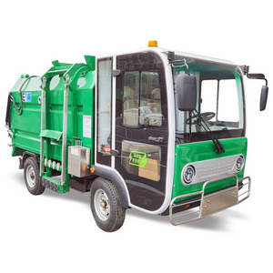 China cargo vehicle Mini truck cargo electric garbage tricycle Farm Use vehicle with carriage van dump garbage truck