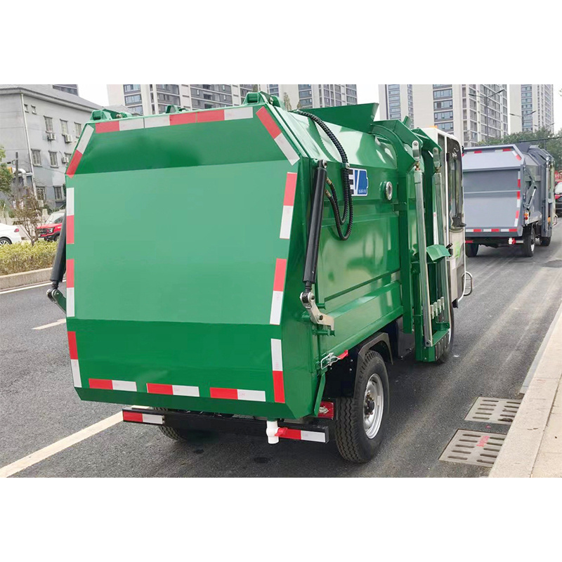 China cargo vehicle Mini truck cargo electric garbage tricycle Farm Use vehicle with carriage van dump garbage truck