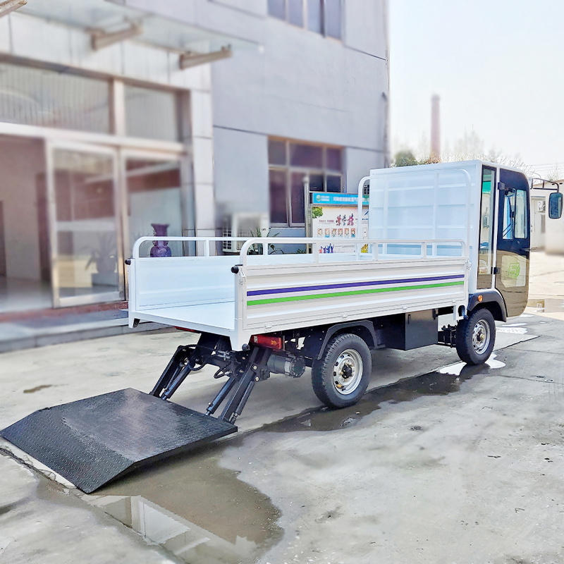 Road sanitation cleaning garbage motor tricycle garbage truck balloons tricycle for cargo garbage can cleaning truck