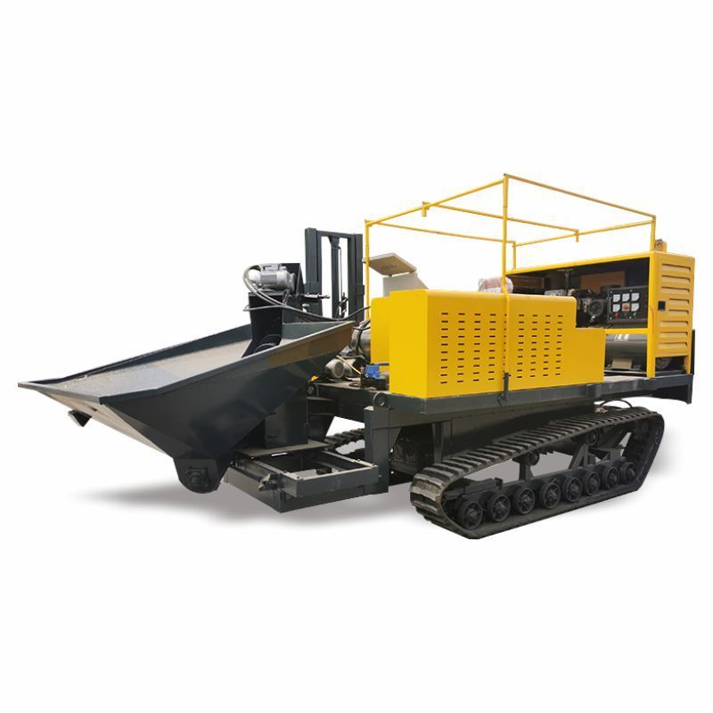 Road edge stone masonry machine trench forming machine water canal landscape concrete curb machine