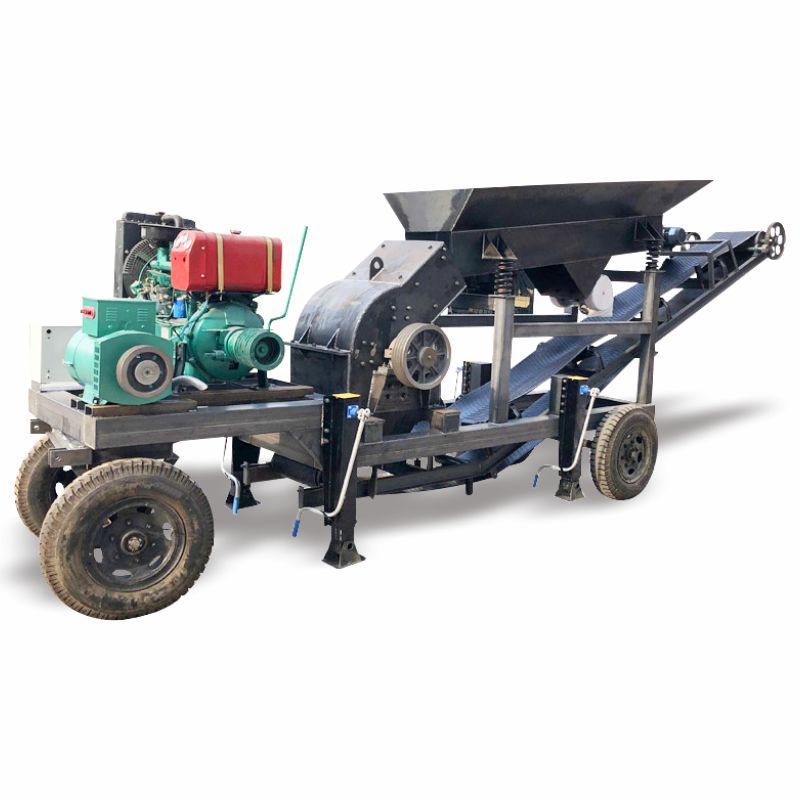 Small portable mobile stone crusher diesel engine jaw crusher with screen good price 150x250 mobile jaw crusher