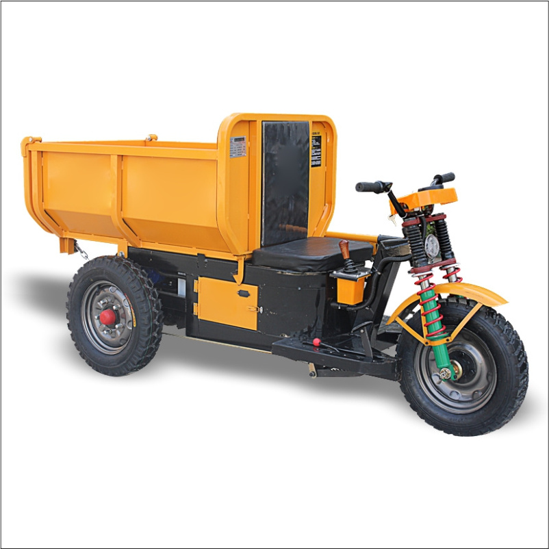 Good Price Small Construction 700kg Load Tipping Capacity Electric tricycle Mini Dumper Concrete buggy