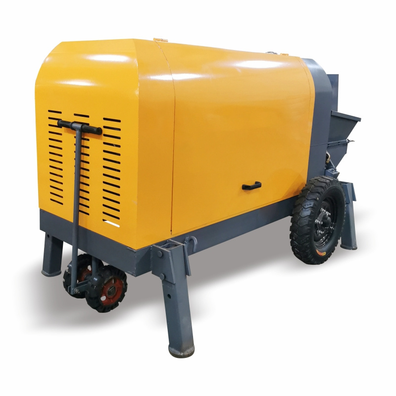 New mini cement concrete pump machine prices diesel engine electric trailer mounted stationary concrete pump