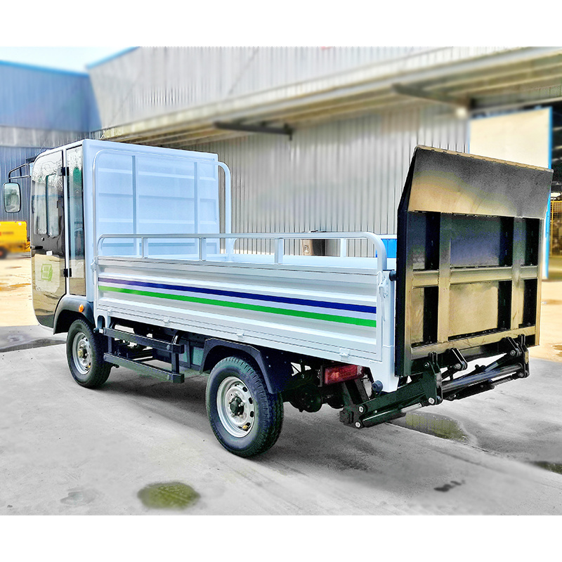 Road sanitation cleaning garbage motor tricycle garbage truck balloons tricycle for cargo garbage can cleaning truck