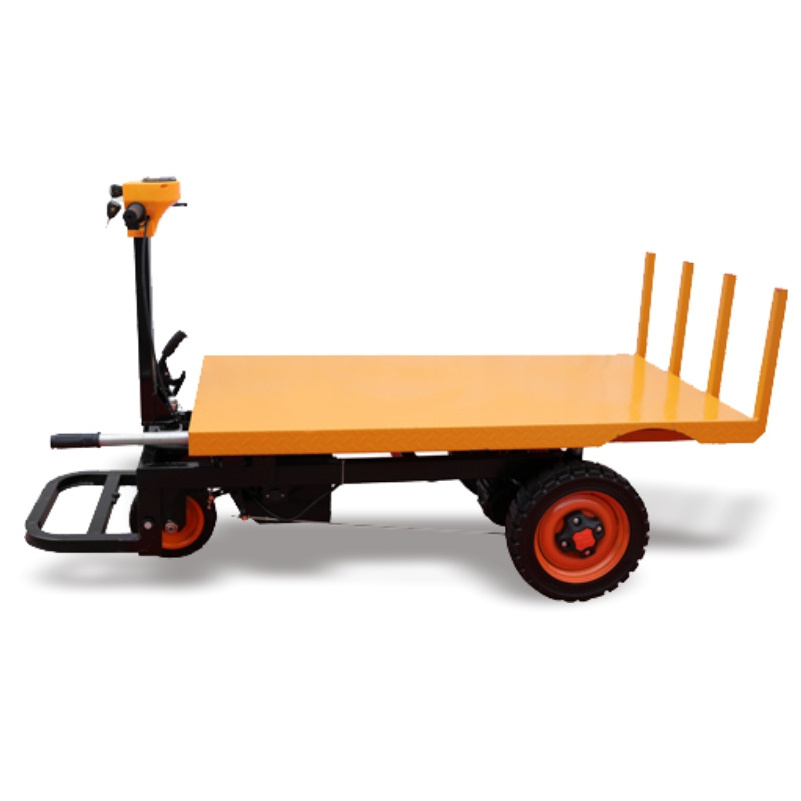 Construction Heavy Duty Electric Concrete Buggy Motorized Wheelbarrow High Load Moment Three Wheel Wheelbarrow