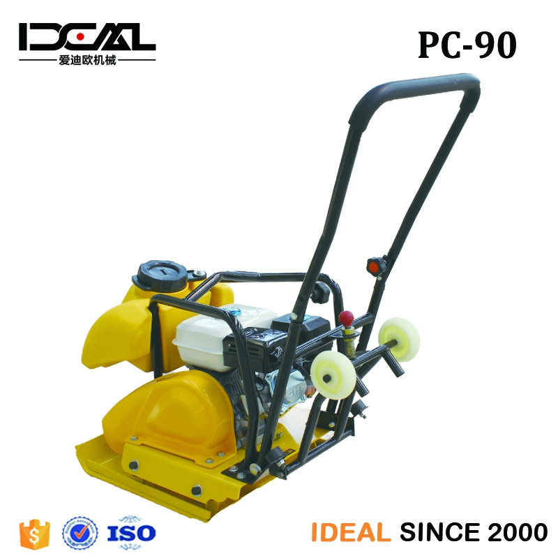 PC90 Plate compactor 15KN manual compactor with gasoline engine vibratory compactor 90kg by factory price