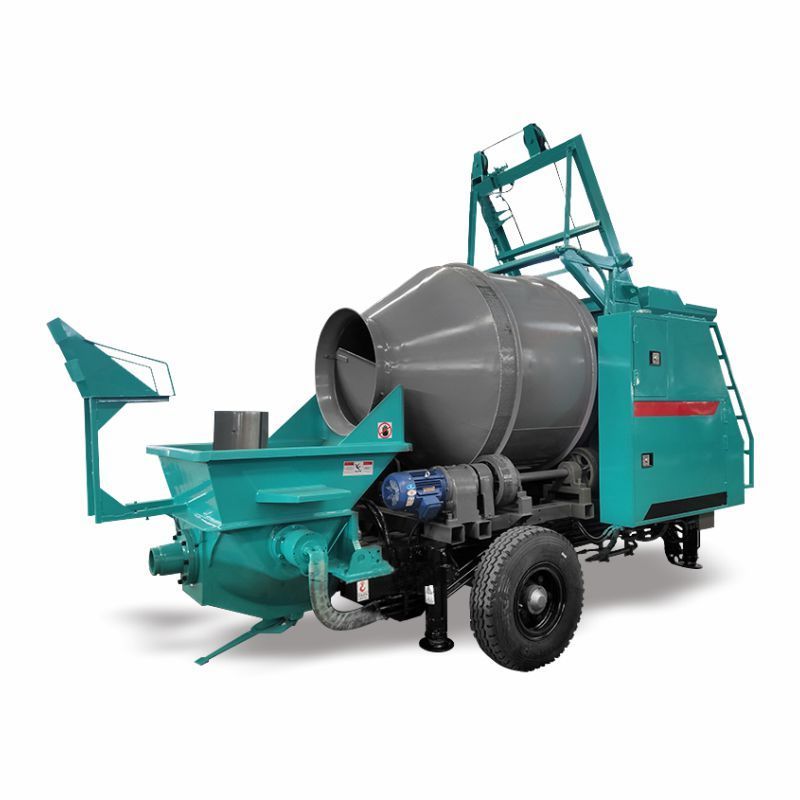 Portable Electric Pump Horizontal Conveying Distance Stationary Cement Mixer Pump Pipe Diesel Concrete Mixer Pump For Sale