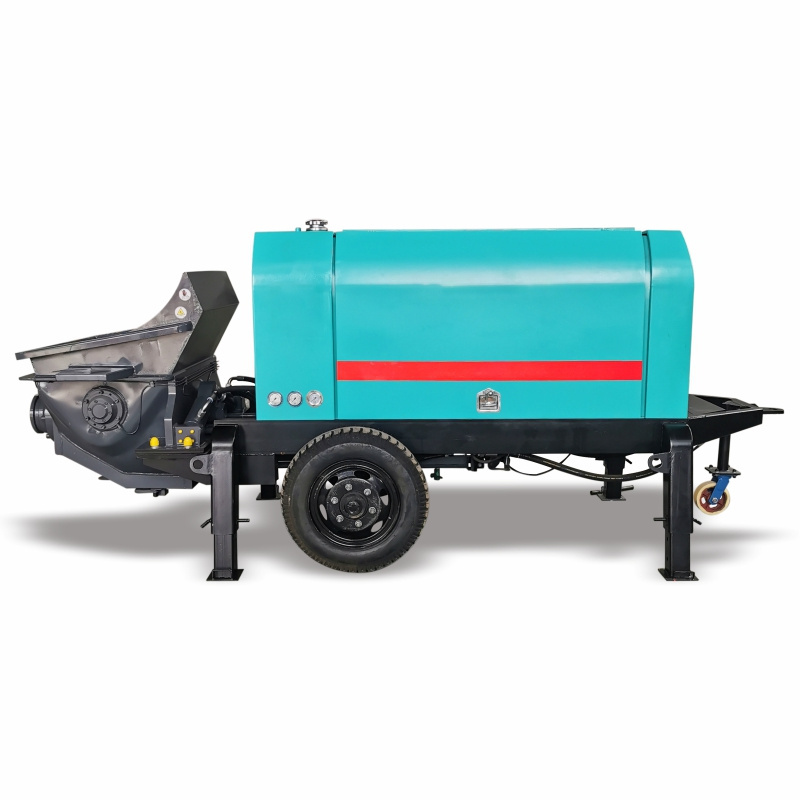 New mini cement concrete pump machine prices diesel engine electric trailer mounted stationary concrete pump