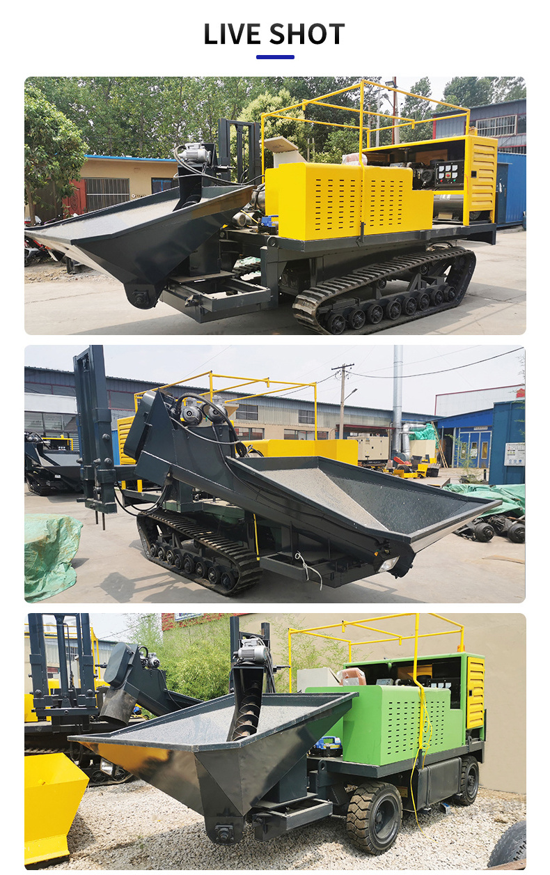 Road edge stone masonry machine trench forming machine water canal landscape concrete curb machine