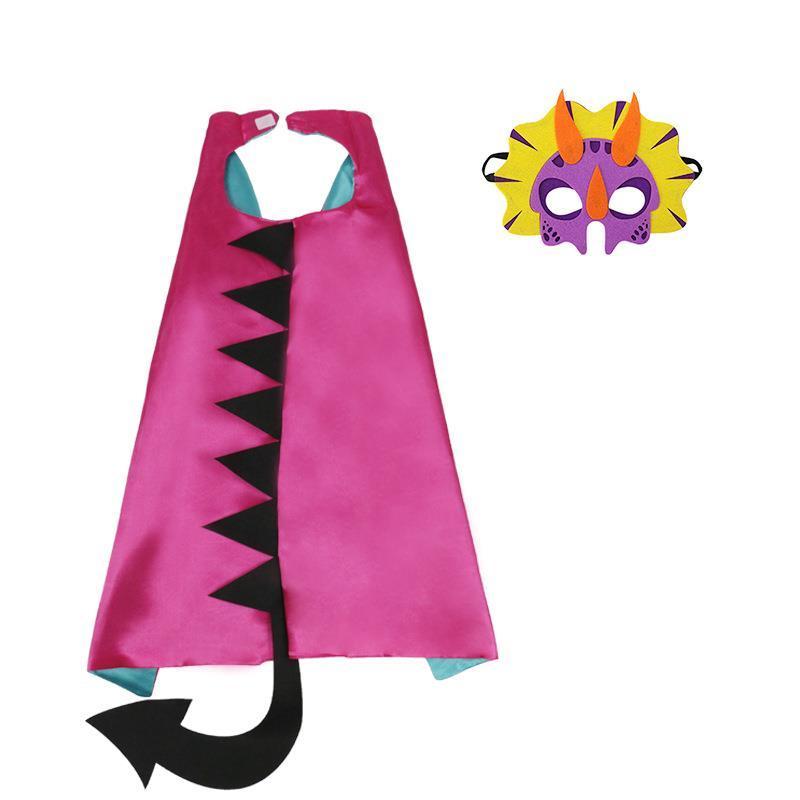 Halloween Costumes Dinosaur Cosplay Cape With Mask Capes Birthday Party Costumes For Kid