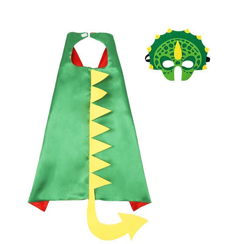 Halloween Costumes Dinosaur Cosplay Cape With Mask Capes Birthday Party Costumes For Kid