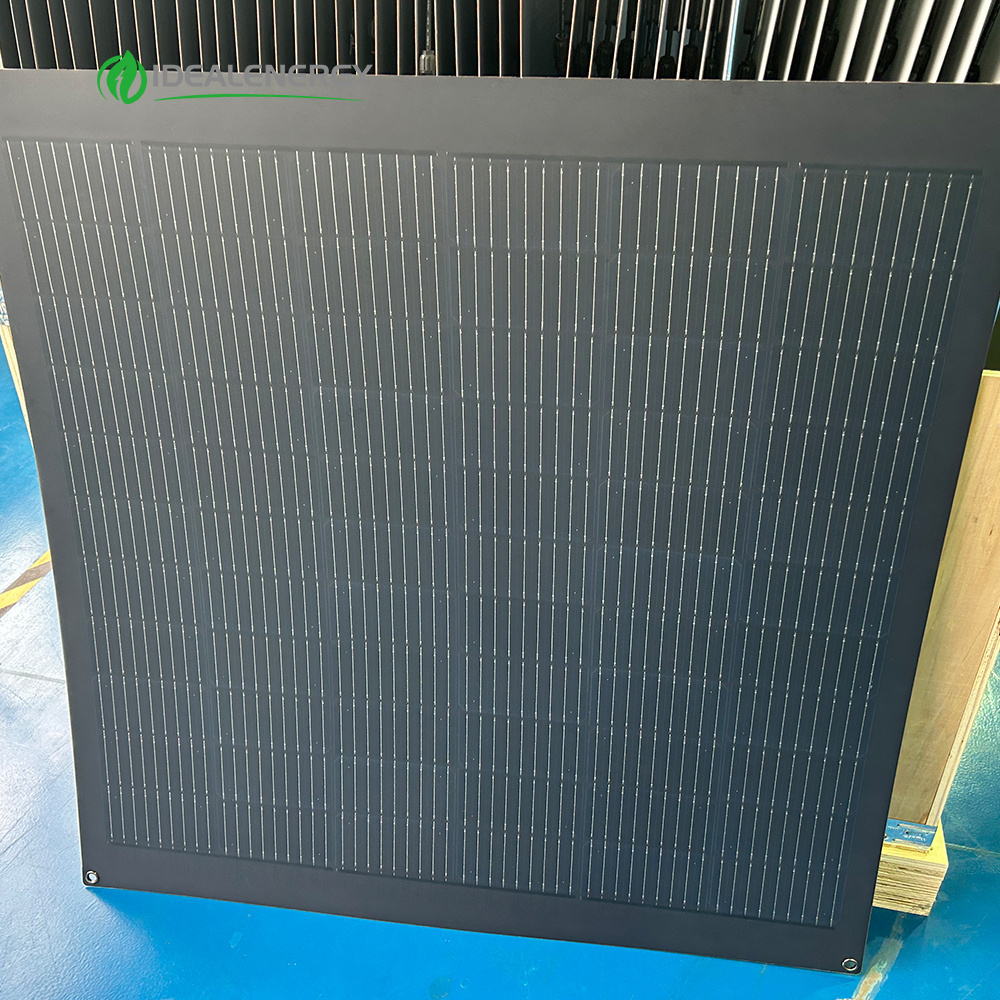 all black etfe 36v flexible 210w 220 w 230w 240w 250w 320w 350w 375w 380w 380 390w 400w 410w 420w 430w solar panel with eyelets