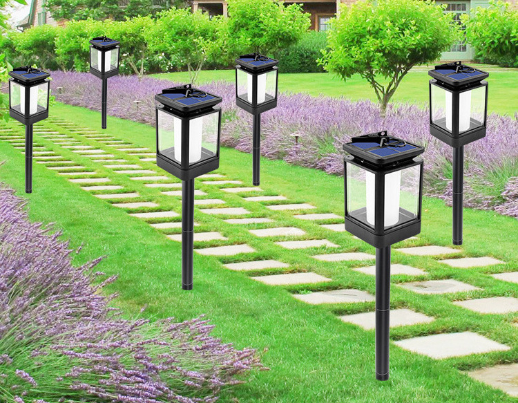 Waterproof Garden Landscape Light Outdoor Hanging Solar Led Flame Lamp Flickering Flames Torches Lights