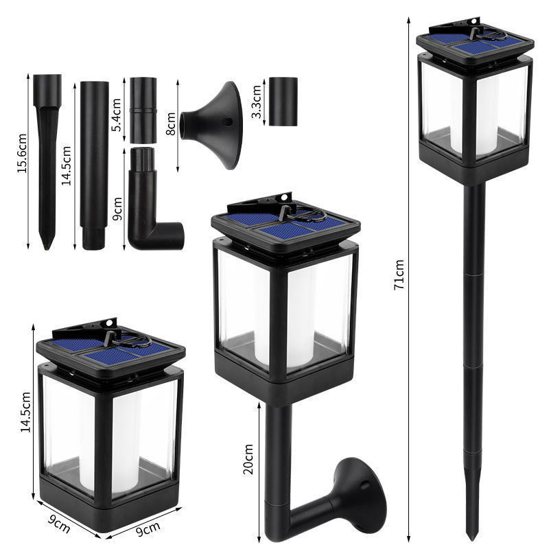 Waterproof Garden Landscape Light Outdoor Hanging Solar Led Flame Lamp Flickering Flames Torches Lights