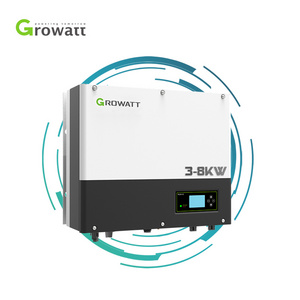 growatt single three phase 220v 3.6kw 4000w 5kw 6 kw 7.5kw 5000w 5000 6000 watt 7000w solar charger power inverter generator