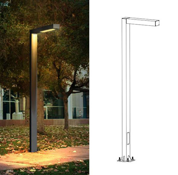 SINOCO TC-CL-A Landscape lighting outdoor LED garden light aluminum pathway post top outdoor light