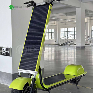 mart Solar Electric Scooter New Innovation Waterproof Foldable Solar Scooter Solar Powered Scooter for Adult Men 10 Inch 350W