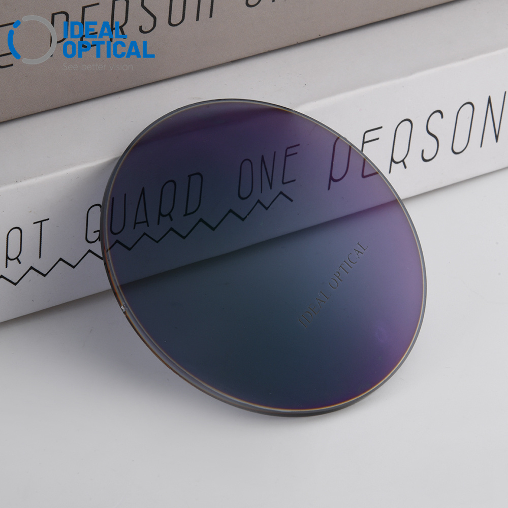 Danyang HMC 1.56 Photochromic Glasses Optical Lenses Photo Grey Invisible Prescription Optical Lens